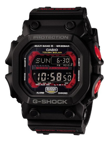 Casio Relojes Gxw56-1a, Negro/rojo