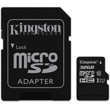 Tarjeta De Memoria Sd10 Kingston® 32gb, Con Adaptador, 10v2
