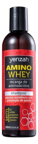 Shampoo Yenzah Amino Whey 240ml Recarga De Aminoácidos
