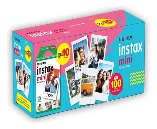 Filme Instax Mini  Com 100 Poses Entrega + Rápida