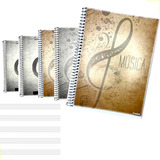 Caderno Para Estudantes De Música - Pacote Com 5