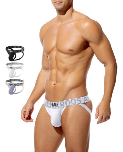 Jockstrap Hombre Suspensorio Algodón Cómodo 3pzs Arjen Kroos | MercadoLibre