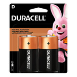 Pilha Grande D Com 2 Unidades Duracell