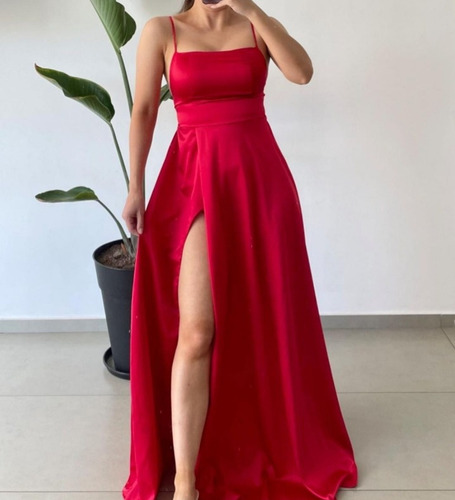 Vestido Rojo De Gala