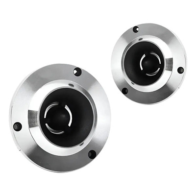 Par Tweeters Bala De Titanio Bocinas Para Carros 4 Pulgadas - Cromo | MercadoLibre