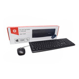 Kit De Teclado Y Mouse Naceb Na-112n Alámbrico Usb Español