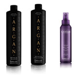 Kit Shampoo Y Acond. Argan + Protector Térmico - Fidelite
