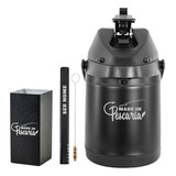 Kit Tereré Garrafa Térmica Preto 2.5l - Pescaria Logo