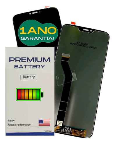 Battria Premium Para Moto G7 Power Xt1955 + Capacidade + Lcd