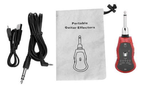 Portátil Bluetooth Guitarra Effector 3,5 Mm Salida Jack 5 Mo