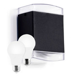 Aplique Bidireccional Exterior Interior Con 2 Led 9w