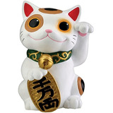 Estatua Japonesa Maneki Neko Gato De La Suerte Japones Chino