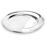 Travessa De Inox Oval Rasa 35cm Kehome