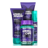Lowell Dynamic  Kit Shampoo, Condicionador,tônico E Capsulas