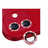 Vidrio Protector Aro Lujo Diamond Compatible Con iPhone 11