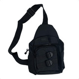 Morral Mochila Bolso Cruzado Alpine Skate Bici Moto 15791 Color Negro