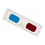 Gafas 3d - Anaglifo Rojo Y Azul 1 Par De Marcos De Cartón Bl