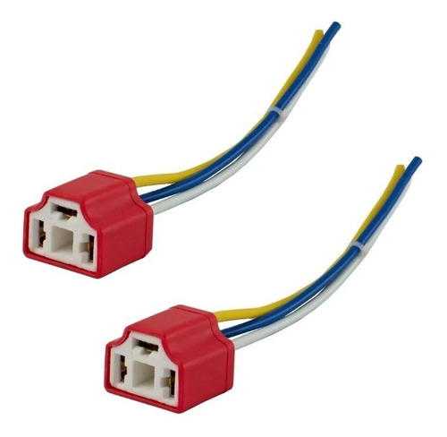 X2 Conector Arnes  Soquet Foco H4 Ceramica 