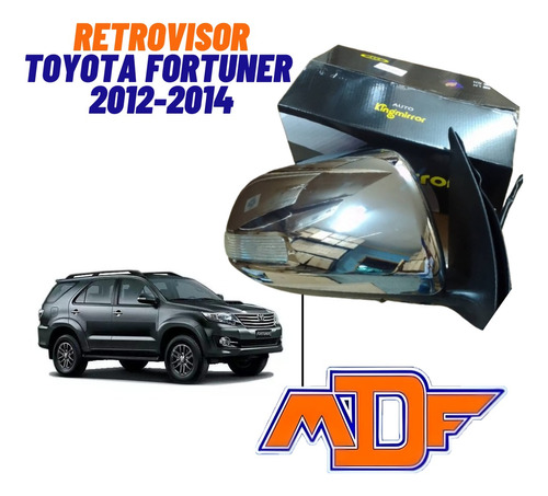 Retrovisor Toyota Fortuner 2012 - 2018 Foto 2