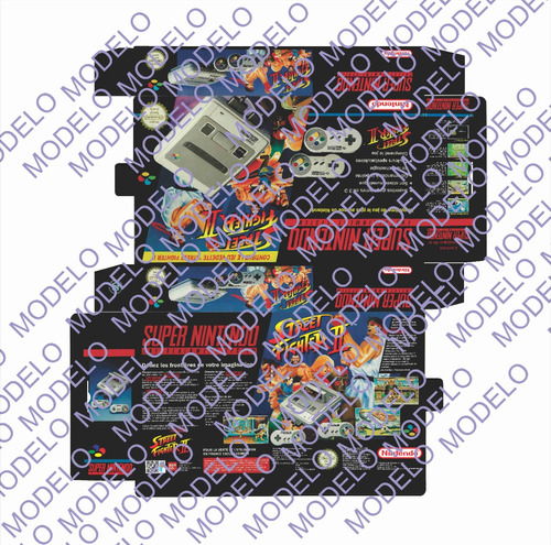 Arte Da Caixa Do Super Famicom