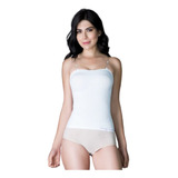 Faja Tubular Body Strapless Control Chaleco Camiseta 3 En 1