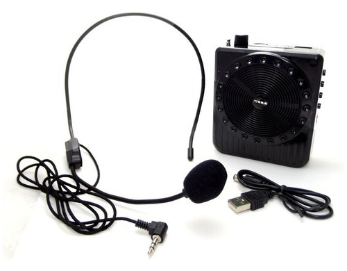 Microfono Vincha Portatil C/ Parlante Inalamb Usb Bluetooth 