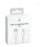 Cable Usb - C A Lightning 1m Blanco iPhone 11 12 13 14