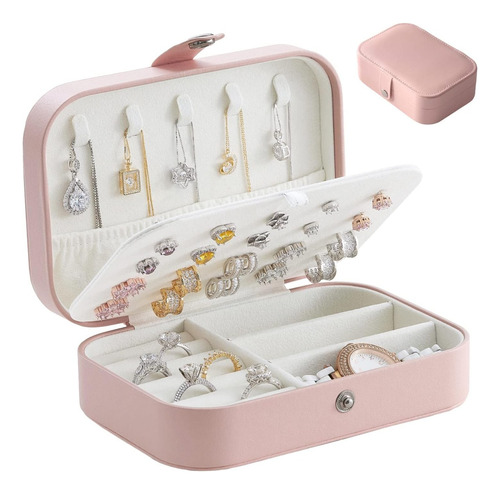 Caja Almacenamiento Joyas Mujer Estuche Organizador Joyero