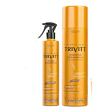 Shampoo 1 Litro Trivitt + Fluido De Escova Trivitt