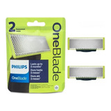 2 Lamina Oneblade Philips One Blade Refil Original Qp210