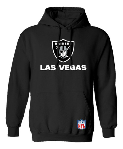 Sudadera Las Vegas Raiders Hoodie Y Gorro Nfl Capucha Unisex