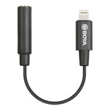 Boya Byk3 Adaptador Trrs 3.5 Hembra A Lightning iPhone iPad