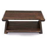 Mesa Antigua Patas Plegables, Mesa De Café De Madera, ...