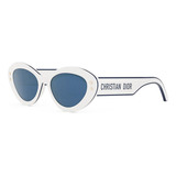 Dior Pacific B1u 95b0 Butterfly Sunglasses White