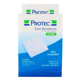 Gasa Estéril 7.5x5 Cm Protec Caja C/100 Sobres