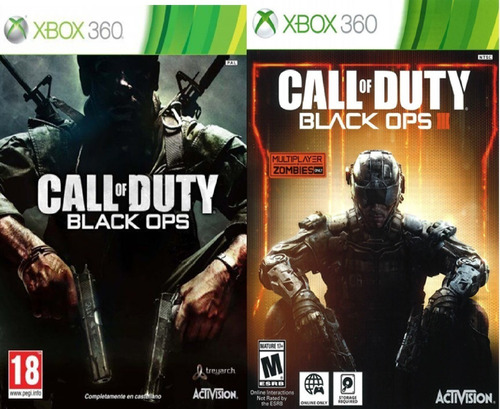 Juegos Xbox 360, Xbox One Saga Call Of Duty Black Ops 1,3