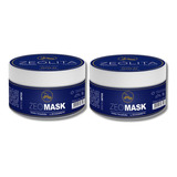 Kit 2 Máscara Detox Zeomask Gold 100% Zeólita Natural 200g