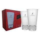 Conjunto 2 Copos P/ Whisky Johnnie Walker 450ml - Red Label Cor Transparente