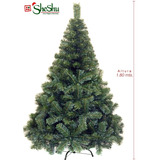 Árbol De Navidad Premium 1,80 M. Pie Metal Reforzado- Sheshu Color Verde
