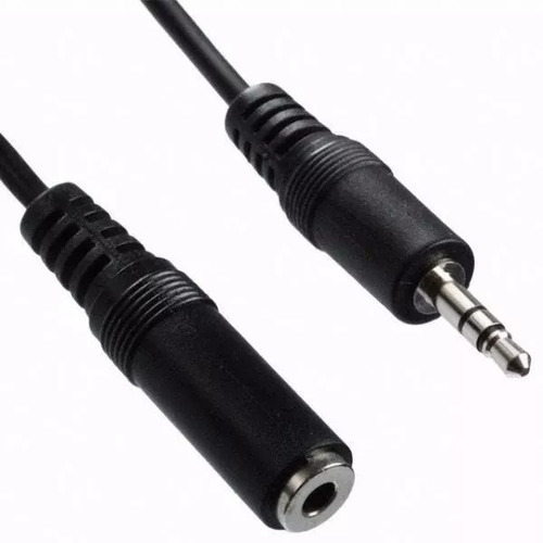 Cable Audio Alargue Auricular Auxiliar 5 Metros Jack 3.5