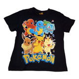 Pokemon Polera De Niño Infantil Talla 6 Y 8 Animé