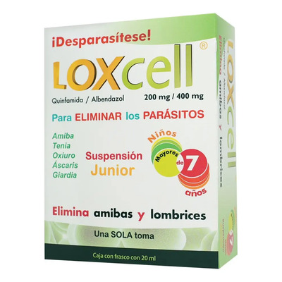 Frasco de Suspensión Oral Junior 20Ml Loxcell | Envío gratis