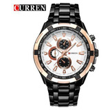 Reloj Curren 8023 For Hombre, Informal, Deportivo, De Acero