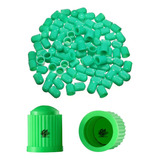 Tapones Verdes Plástico Para Válvula Auto Moto Cuatri 1000pz