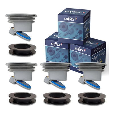Kit 4 Pzs Válvula Antiolores P/coladera 2'' Coflex Pcb121