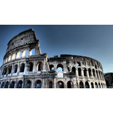 Vinilo Decorativo 40x60cm Coliseo Romano Ciudad Europa M1