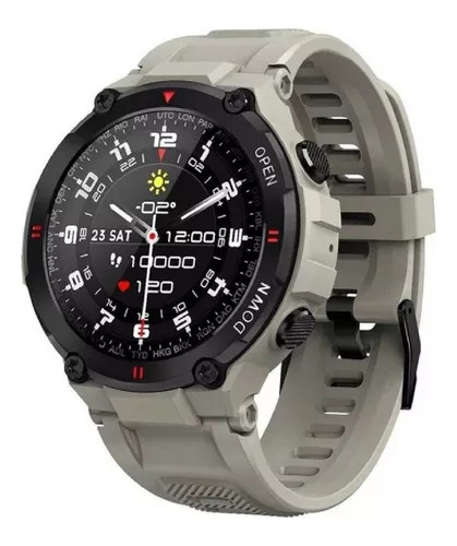 Funda Lemfo K22 Smartwatch 1.28 Gris Y Negra