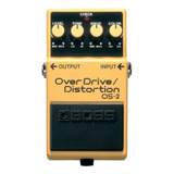 Pedal De Efeito Para Guitarra Boss Overdrive Distortion Os 2