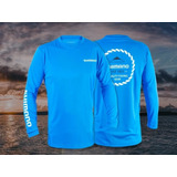 Polera Shimano Pesca Manga Larga Filtro Uv