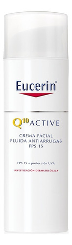 Crema Facial Eucerin Antiarrugas Q10 Active De Día 50 Ml Tipo De Piel